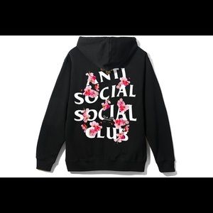 ANT SOCIAL SOCIAL CLUB KKOCH BUTTERFLY HOODIE ASSC ANTISOCIAL